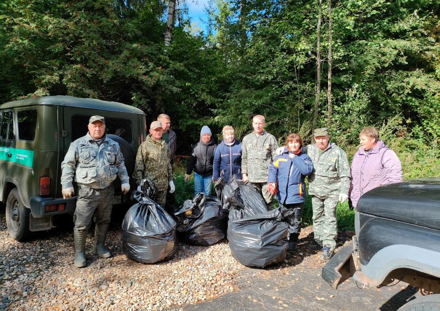 ​Более 600 кубометров мусора убрали в лесах Ярославской области в этом сезоне