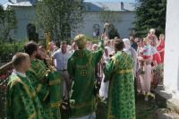 В Неделю 4-ю по Пятидесятнице епископ Феоктист совершил Литургию в Сергиевском храме села Сергиевское