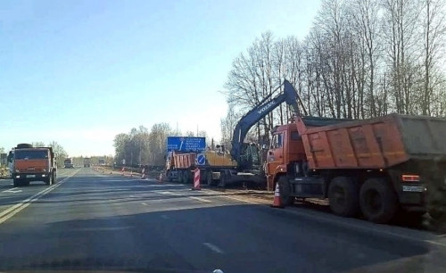 Началось расширение трассы М8 у Ростова Великого