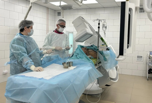 Операции в больнице имени Н.А. Семашко выполняют с использованием нового ангиографа