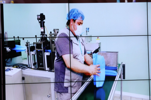 Начал работу обновленный цех по производству масок и медицинских халатов в Гаврилов-Яме