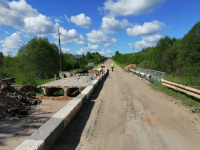 Начался ремонт мостовых сооружений в четырех районах области