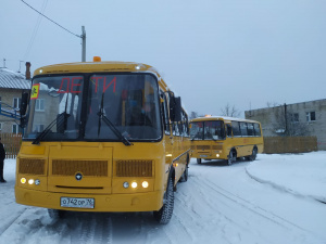 ​Новые школьные автобусы выходят на маршруты