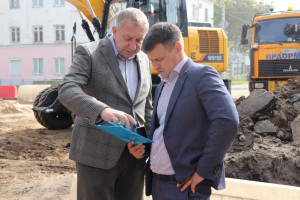 Масштабная реконструкция улично-дорожной сети ведется в центральной части Углича