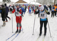 Сборная Угличского района на соревнованиях по лыжным гонкам