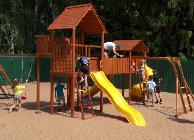 Обновилась площадка на Левом берегу