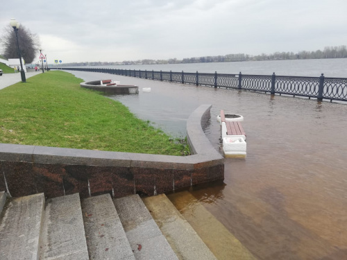 Уровень воды в Волге в районе Рыбинска и Ярославля начал снижаться