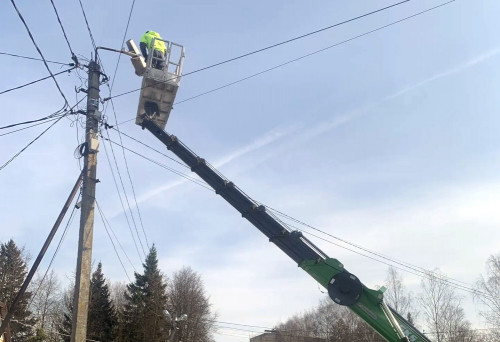 Завершили работу по замене освещения