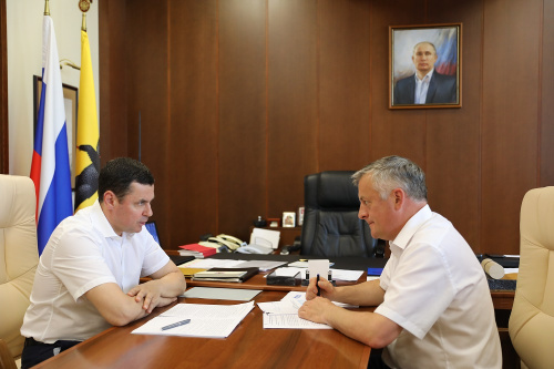 Глава региона и генеральный директор ООО «Газпром межрегионгаз» обсудили ход газификации населенных пунктов
