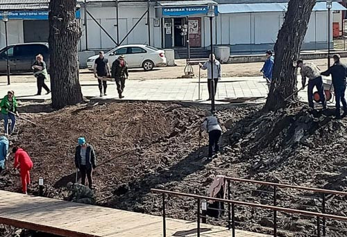 Приглашение жителям города принять участие в уборке территорий