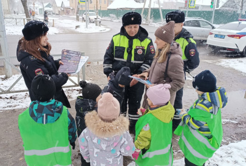 Дошколята призвали «засветиться»